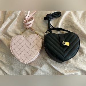 Heart shape cross body bags from icing & Claire’s